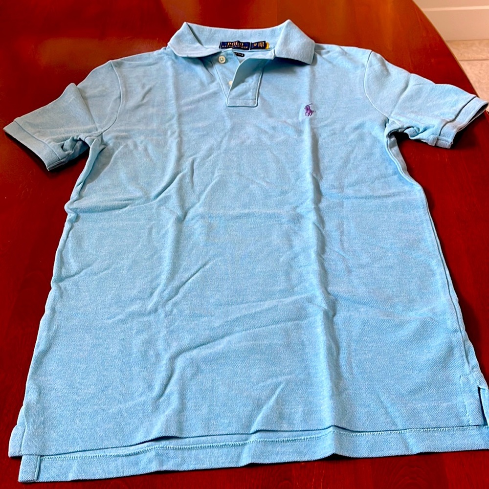 Polo by Ralph Lauren Men's Light Blue Polo Shirt